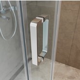 Душевая дверь BelBagno SOFT CLOSE-2 140 см хром, прозр.стекло 
