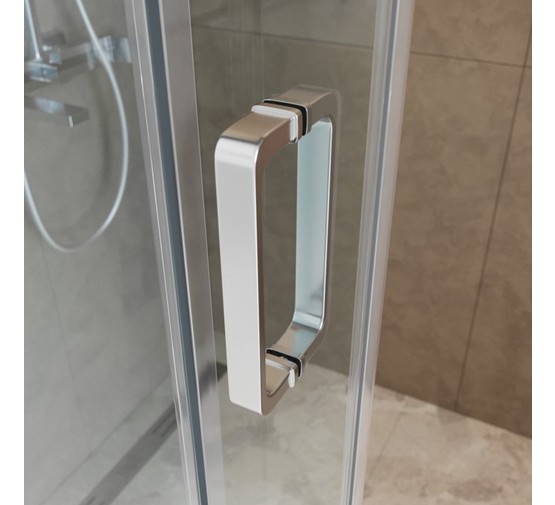 Душевая дверь BelBagno SOFT CLOSE-2 180 см хром, прозр.стекло 