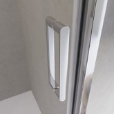 Душевая дверь BelBagno Luce 120 см хром, прозр.стекло 