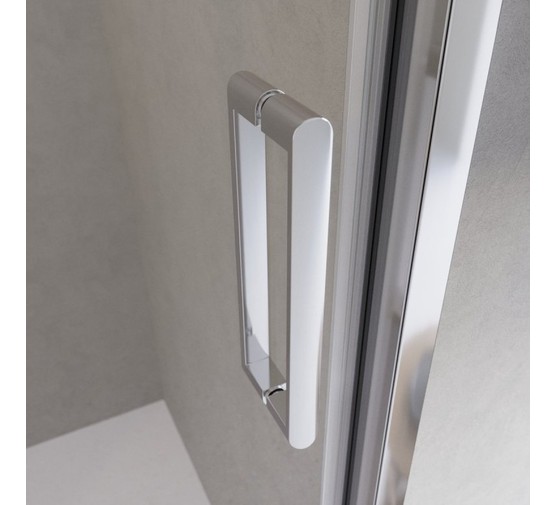 Душевая дверь BelBagno Luce 120 см золото, прозр.стекло 