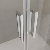 Душевая дверь BelBagno Luce 150 см хром, прозр.стекло