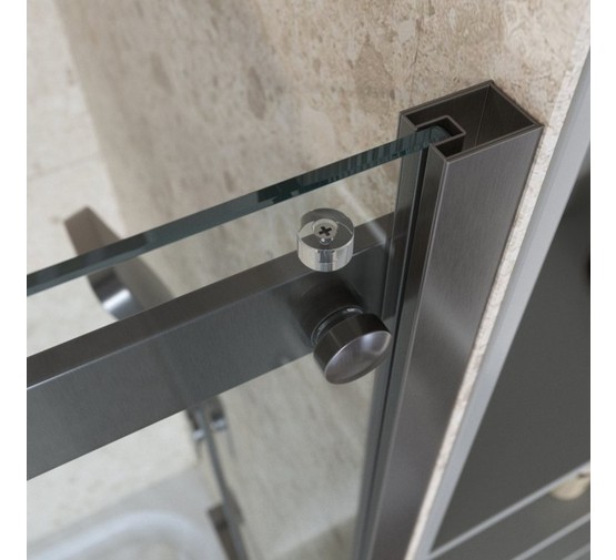 Душевая дверь BelBagno Marino 2 150 см хром, прозр.стекло 