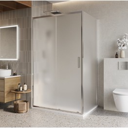Душевой угол BelBagno Luce AH 1 1200x900 хром, текстур.стекло 