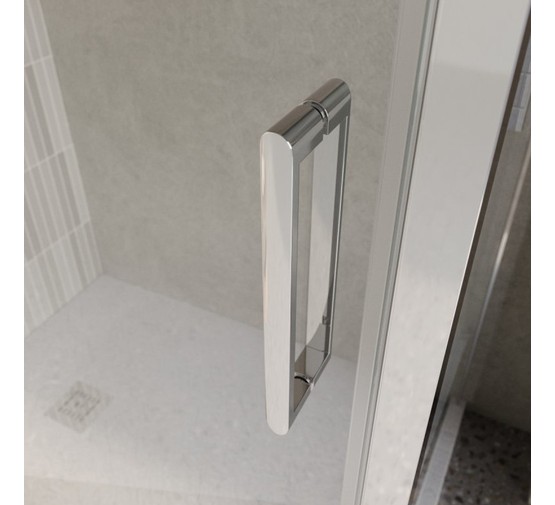 Душевой угол BelBagno Luce AH 1 1400x800 хром, прозр.стекло 