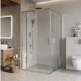 Душевой угол BelBagno Luce A 22 1250x1250 хром, прозр.стекло 
