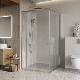 Душевой угол BelBagno Luce A 22 1300x1300 хром, прозр.стекло 