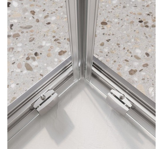 Душевой угол BelBagno Luce AH 22 1100x1000 хром, прозр.стекло 