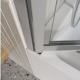 Шторка для ванны BelBagno LUCE-VF-11 1000x1450 хром, прозр.стекло 