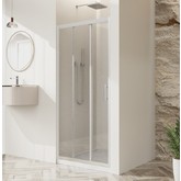 Душевая дверь BelBagno UNO-195 BF 3 110 см хром, прозр.стекло