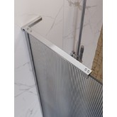 Душевая перегородка BelBagno Uno L-1-TB 1000x2000 хром, прозр.стекло