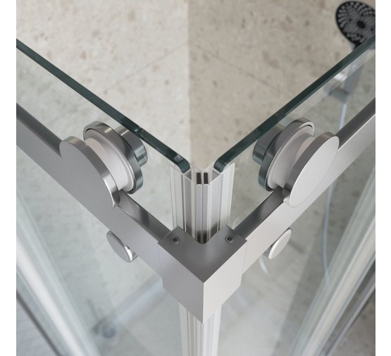 Душевой угол BelBagno MARINO-2 A 2 900x900 хром, прозр.стекло 