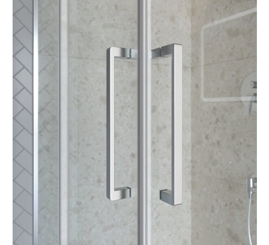 Душевой угол BelBagno MARINO-2 A 2 900x900 оружейная сталь, прозр.стекло 