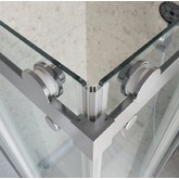 Душевой угол BelBagno MARINO-2 A 2 900x900 оружейная сталь, прозр.стекло 