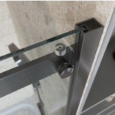 Душевой угол BelBagno MARINO-2 A 2 900x900 оружейная сталь, прозр.стекло 