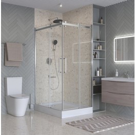 Душевой угол BelBagno MARINO-2 AH 2 1200x900 хром, прозр.стекло 