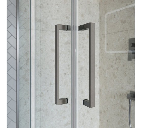 Душевой угол BelBagno MARINO-2 AH 2 1200x900 оружейная сталь, прозр.стекло 