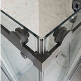 Душевой угол BelBagno MARINO-2 AH 2 1200x900 оружейная сталь, прозр.стекло