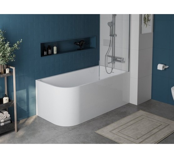 Акриловая ванна BelBagno BB712 150x73 см правая