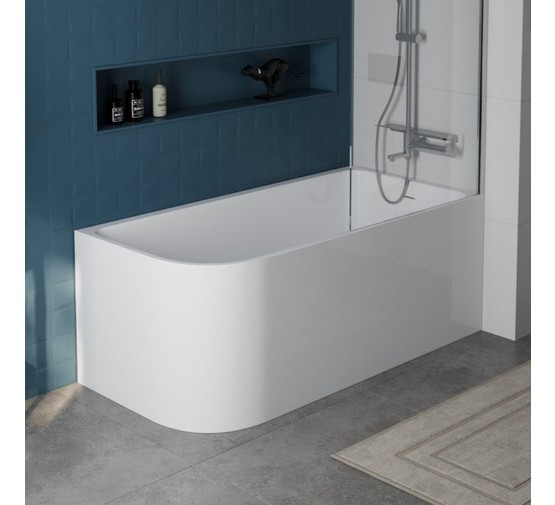 Акриловая ванна BelBagno BB712 150x73 см правая