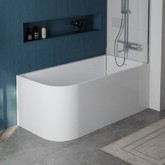 Акриловая ванна BelBagno BB712 150x73 см правая