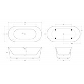 Акриловая ванна BelBagno BB306 179x85 см