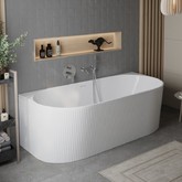 Акриловая ванна BelBagno BB412 170x80 см белый матовый