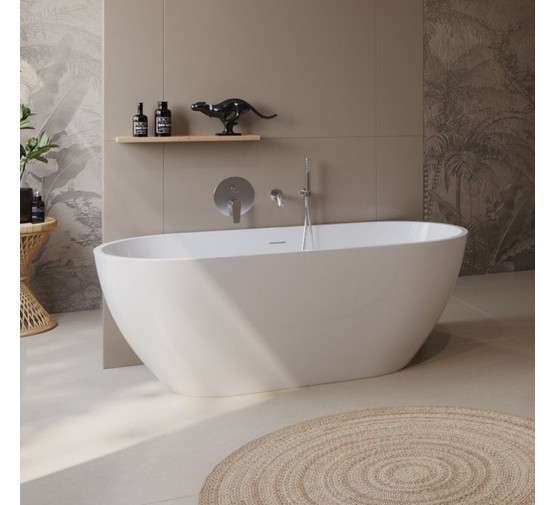 Акриловая ванна BelBagno Uno BB701 170x75 см белый