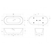 Акриловая ванна BelBagno BB705 180x80 см белый