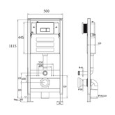 Инсталляция для унитаза Oliveeka 