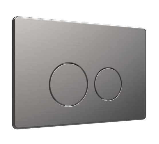 Клавиша смыва Oliveeka R22 оружейная сталь