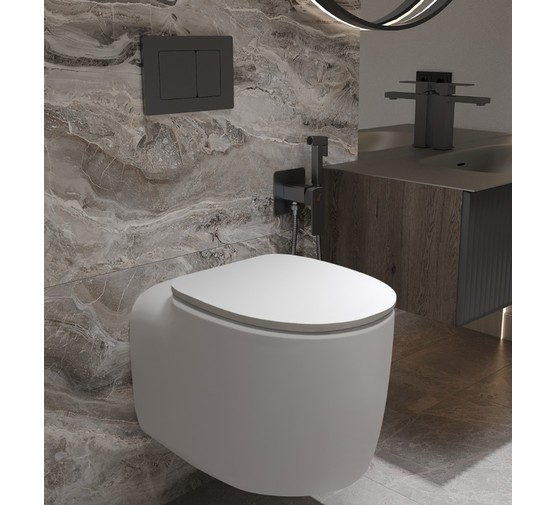 Унитаз подвесной Oliveeka OL-G27 торнадо микролифт