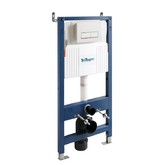 Инсталляция для унитаза BelBagno BB-101-M-BR клавиша белая