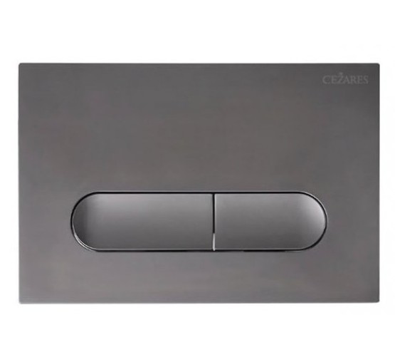 Клавиша смыва Cezares Liner оружейная сталь