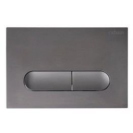 Клавиша смыва Cezares Liner оружейная сталь