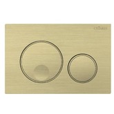 Клавиша смыва Cezares Relax золото брашированное