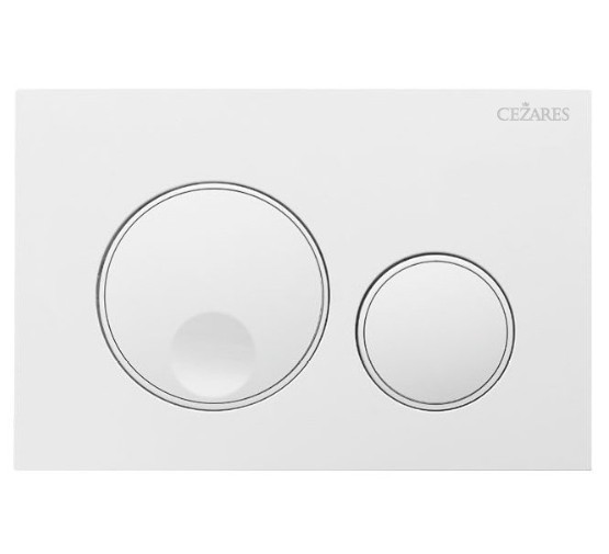 Клавиша смыва Cezares Relax белый