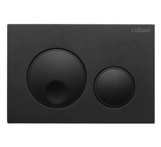 Клавиша смыва Cezares Relax черный матовый