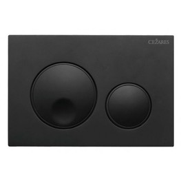 Клавиша смыва Cezares Relax черный матовый