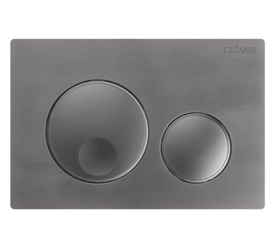 Клавиша смыва Cezares Relax оружейная сталь
