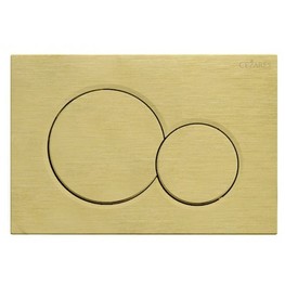 Клавиша смыва Cezares STYLUS золото брашированное