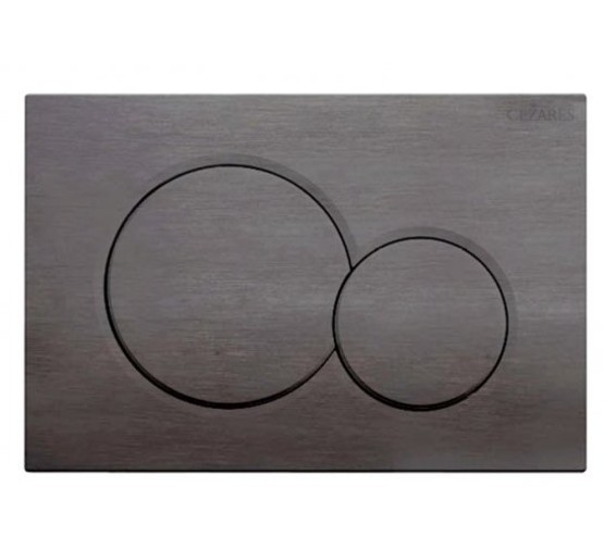 Клавиша смыва Cezares STYLUS оружейная сталь