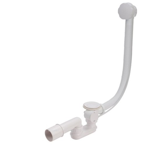 Слив-перелив для ванны Aquanet V55R 70см белый