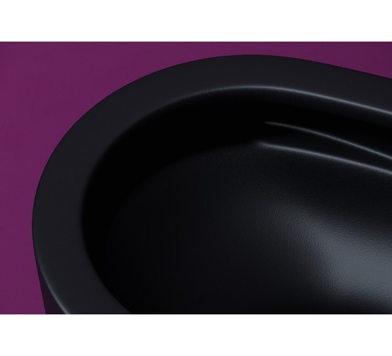 Унитаз подвесной Ceramicanova Ulma торнадо микролифт черный матовый