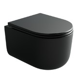 Унитаз подвесной Ceramicanova Ulma торнадо микролифт черный матовый