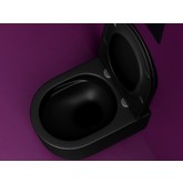 Унитаз подвесной Ceramicanova Ulma торнадо микролифт черный матовый