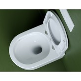 Унитаз подвесной Ceramicanova Ulma торнадо микролифт белый