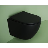 Унитаз подвесной Ceramicanova Uno торнадо микролифт черный матовый