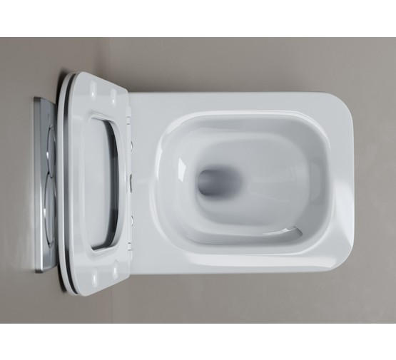 Унитаз подвесной Ceramicanova Miro торнадо 3.0 микролифт белый