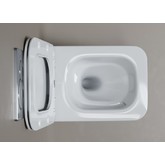 Унитаз подвесной Ceramicanova Miro торнадо 3.0 микролифт белый