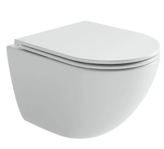 Унитаз подвесной Ceramicanova Alba торнадо 3.0 микролифт белый